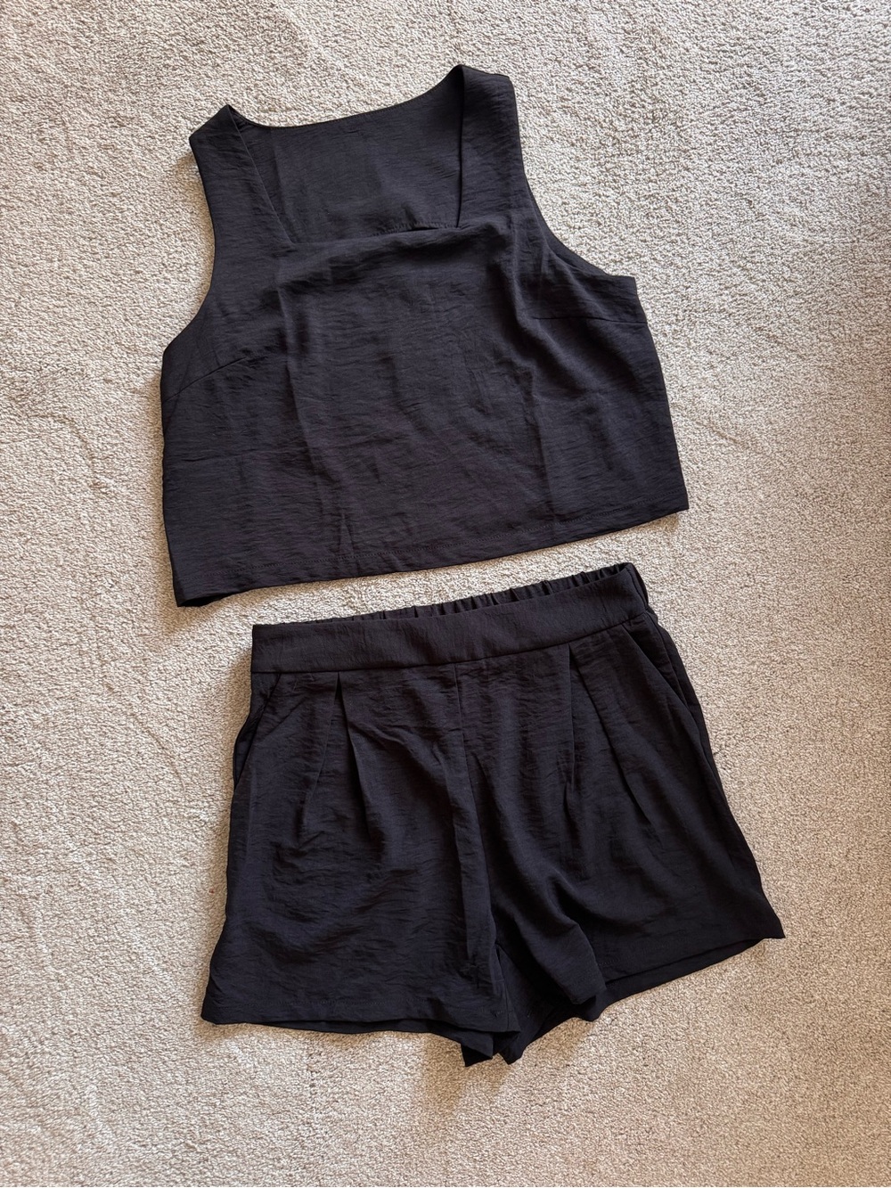 Amazon black classy summer set M
